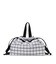 E/W CITY DRAWSTRING BAG  アップタウンモノチェック/ブラック