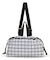 E/W CITY DRAWSTRING BAG  アップタウンモノチェック/ブラック