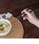 布貼り角箸　黒