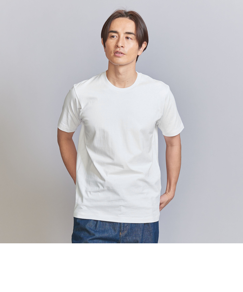 ハイゲージ ガスコットン クルーネック ショートスリーブ T