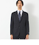 New Zealand Wool ストライプ 2B RG  スーツジャケット -ストレッチ-
