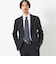 New Zealand Wool ストライプ 2B RG  スーツジャケット -ストレッチ-