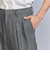 ライトリー ツイード 2プリーツ パンツ