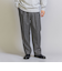 ライトリー ツイード 2プリーツ パンツ