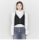 ＜ASTRAET＞リブ アイレット ニットキャミソール