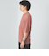 ハイツイスト アクリル コットン メッシュ ニット ポロシャツ