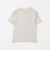 ＜CITEN＞ シアー リブ コンパクト モックネック Tシャツ