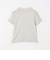 ＜CITEN＞ シアー リブ コンパクト モックネック Tシャツ