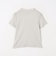 ＜CITEN＞ シアー リブ コンパクト モックネック Tシャツ