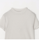 ＜CITEN＞ シアー リブ コンパクト モックネック Tシャツ