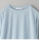 コットンナイロン天竺 シアー クルーネック Tシャツ