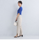 ［size SHORT/TALLあり] コットン リネン セミフレア スリット パンツ