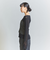 フロントジップ リブニットビスチェ -ウォッシャブル-