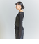 フロントジップ リブニットビスチェ -ウォッシャブル-