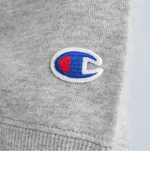 別注】＜Champion＞5分袖 スウェット プルオーバー