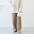 ［size SHORT/TALLあり］オルマイ ウラキモウ ワイド パンツ -マシンウォッシャブル・ストレッチ・防シワ-