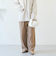 ［size SHORT/TALLあり］オルマイ ウラキモウ ワイド パンツ -マシンウォッシャブル・ストレッチ・防シワ-