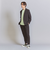 TORAY エコディア（R） シアサッカー 1P テーパード パンツ -ウォッシャブル 吸水速乾 セットアップ対応-