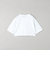コットン クロップド クルーネック Tシャツ