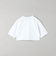 コットン クロップド クルーネック Tシャツ