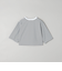 コットン クロップド クルーネック Tシャツ