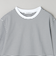 コットン クロップド クルーネック Tシャツ