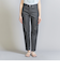 リサイクルコットン デニム スリムストレートパンツ