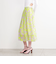 ＜AEWEN MATOPH＞シフォン プリント スカート