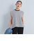 サイド タック ノースリーブ Tシャツ -マシンウォッシャブル・汗染み防止-