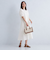 ［size SHORT/TALLあり］ドビー ストライプ コンシャス ワンピース -マシンウォッシャブル-