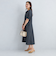 ［size SHORT/TALLあり］ドビー ストライプ コンシャス ワンピース -マシンウォッシャブル-