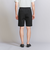 【 WARDROBE SMART】 ダブルニット イージー テーパード ショートパンツ