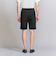 【 WARDROBE SMART】 ダブルニット イージー テーパード ショートパンツ