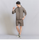 【 WARDROBE SMART】 ダブルニット イージー テーパード ショートパンツ