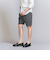 【 WARDROBE SMART】 ダブルニット イージー テーパード ショートパンツ