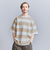 10oz ヘビー ボーダー クルーネック Tシャツ