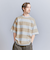 10oz ヘビー ボーダー クルーネック Tシャツ