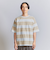 10oz ヘビー ボーダー クルーネック Tシャツ
