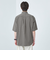 FINE BASIC チェック柄 ボタンダウン 半袖 シャツ -ストレッチ-
