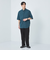 FINE BASIC チェック柄 ボタンダウン 半袖 シャツ -ストレッチ-