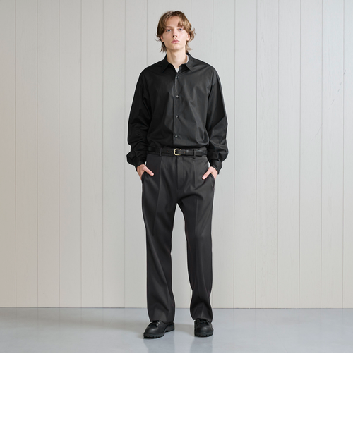 H＞ザ ユージュアル バルーンレギュラーカラーシャツ