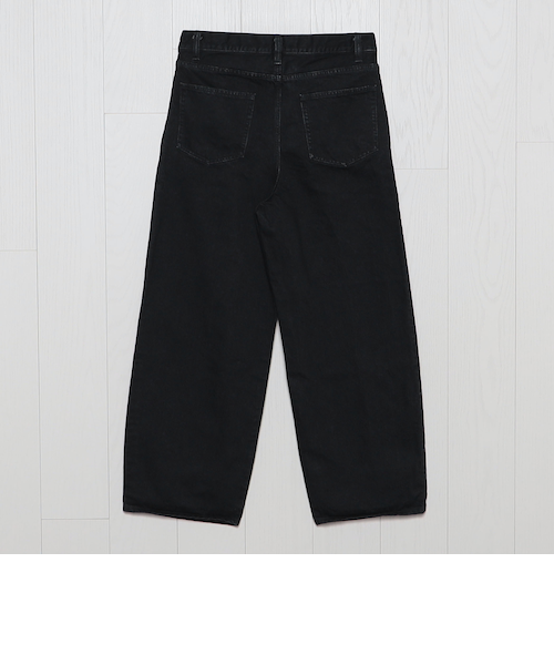 H＞ブラックデニム 1プリーツ バギーパンツ｜ユナイテッドアローズ