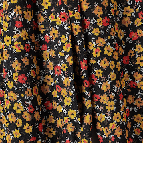 UNITED ARROWS 花柄デザインのロングワンピース レーヨンフラワープリント ワンピース｜ユナイテッドアローズ