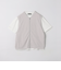 ジップベスト レイヤード Tシャツ