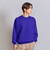 HI-LINE ウール スムース クルーネック ニット ‐ウォッシャブル‐