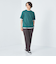 メッシュ レイヤード クルーネック Tシャツ