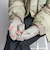 フェイクファー ジャージー グローブ