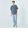 スリーク ボーダー クルーネック Tシャツ