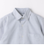 エブリット ポリエステル ラミー ソリッド スナップダウン ドレスシャツ  -イージーアイロン-