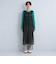 メッシュ レイヤード ワンピース